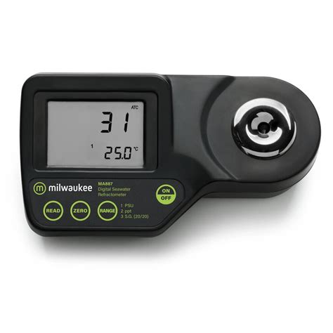 Milwaukee MA887 Digital Salinity Refractometer Eden Lab