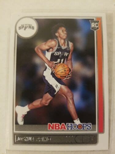 Rc Joshua Primo San Antonio Spurs Rookie Card Panini Nba Hoops