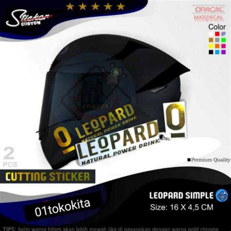 Jual Set Lengkap Sticker Cutting Motor Leopard Stiker Cuting Timbul Ala