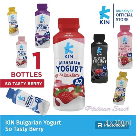 Jual KIN Bulgarian Yogurt A2 Cow 1 200 Ml Shopee Indonesia