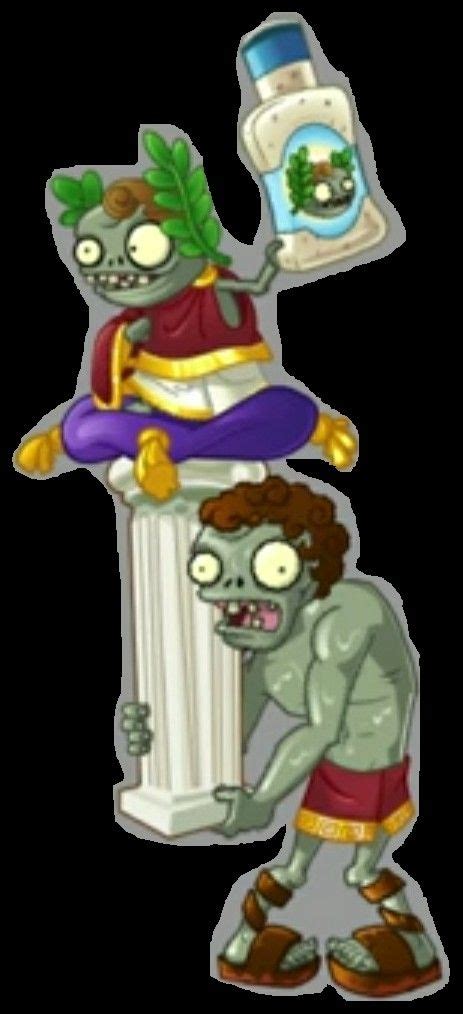 Roman Caesar Zombie Plantas Vs Zombies Cumpleaños Plants Vs Zombis