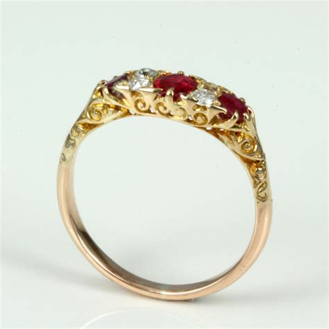 Buy Antique Ruby And Diamond Ring C1900 Sold Items Sold Rings Sydney