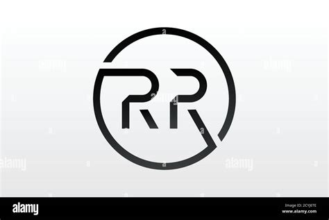 Initial Rr Letter Logo With Creative Modern Business Typography Vector