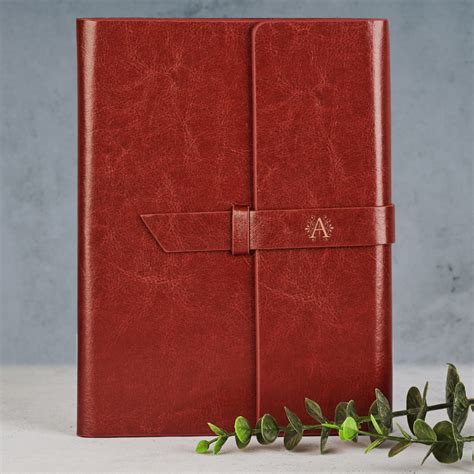 Monogramm Notizbuch Mit Ledereinband Geschenkspeziell De