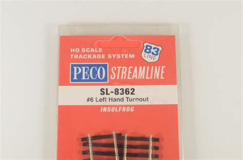 Peco Streamline Ho Code Insulfrog Left Hand Turnout Sl Ebay