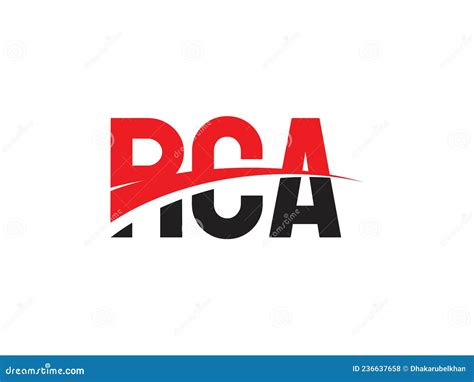 Rca Letter Initial Logo Design Vector Illustration Stock Vector