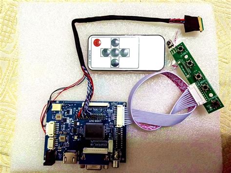 Yqwsyxl HD VGA 2AV LCD Controller Board Work For 15 6 Inch 1366x768