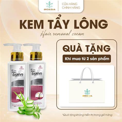 Kem Tẩy Lông Chiết Xuất Lô Hội BIOASI Sạch Lông Vùng Kín Bikini Chân Tay Nách Bụng Ngực Triệt