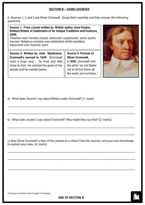 Year 8 History Practice Examination Ks3 Teacher Resource