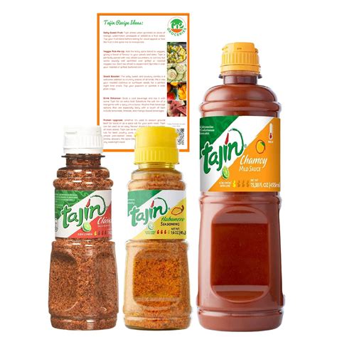 Mexican Chilli Spice Seasoning 3 Pack Bundle Contains Tajin Clasico
