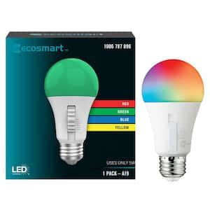 EcoSmart 60 Watt Equivalent A19 Dimmable CEC Dusk To Dawn LED Light