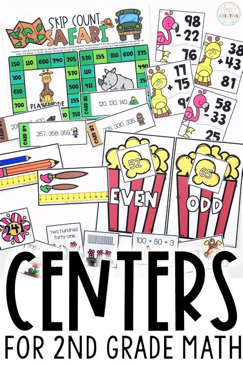 2nd Grade Math Centers For Every Standard Complete Bundle Guided Math