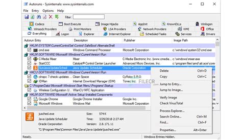 Autoruns 14.11 Free Download - FileCR
