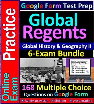 Global History Geography II Regents Exam Multiple Choice Practice Prep