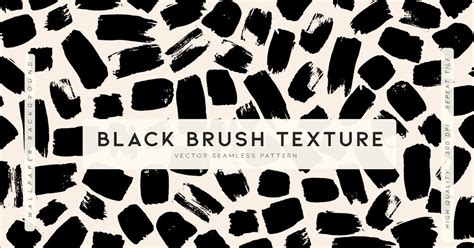 Black Brush Texture, Graphics - Envato Elements