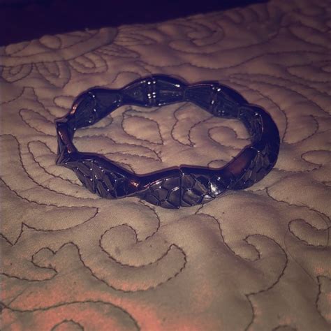 Lia Sophia Jewelry Lia Sophia Stretchy Gunmetal Bracelet Poshmark