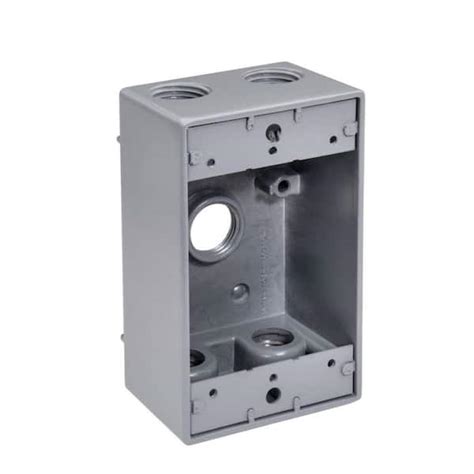 Southwire 34 In Weatherproof 5 Hole Single Gang Electrical Box 25