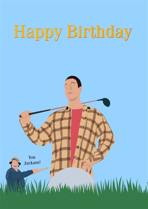 Happy Gilmore Birthday Jackass Thortful