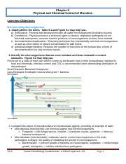 Chapter Notes Docx Chapter Physical And Chemical Control Of