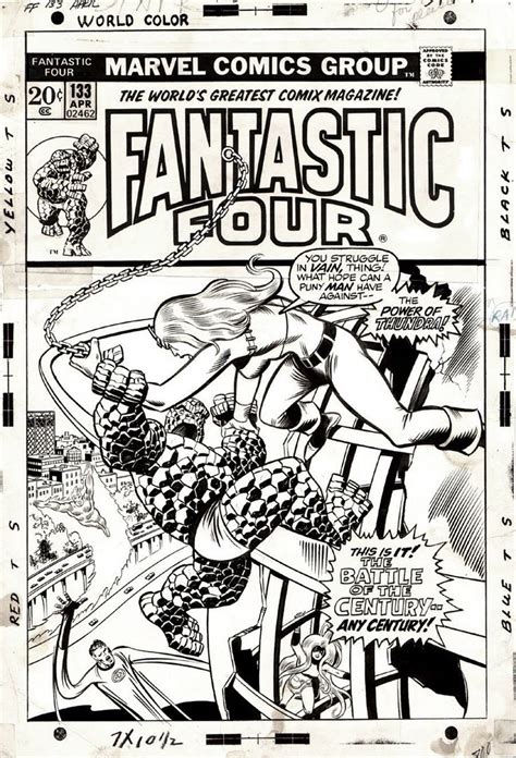 Original Cover Art By John Buscema Joe Sinnott For Fantastic Four