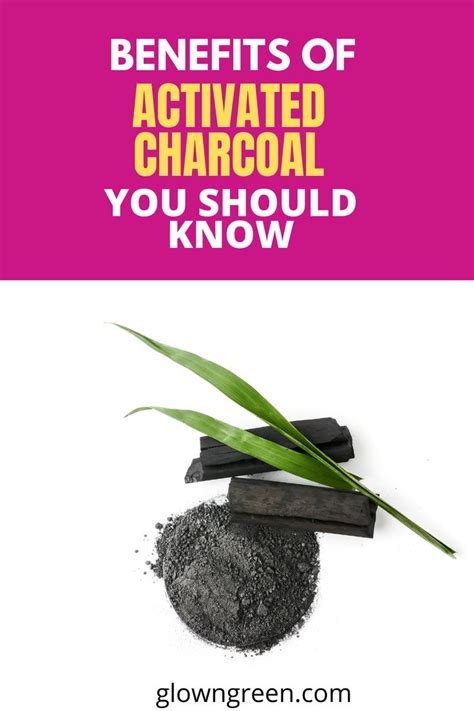 Activated Charcoal With The Words Benefits Of Activated Charcoal You