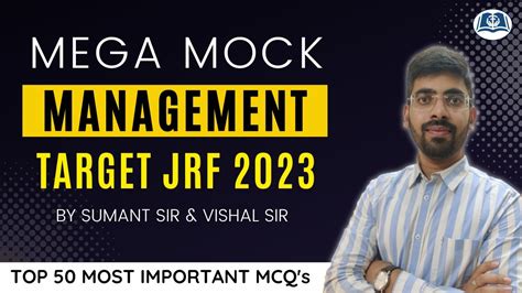 Mega Mock Top 50 Mcqs Ugc Net Management Target Jrf 2023 Youtube