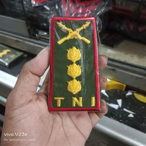 Jual Pangkat Tni Ad Pangkat Pdh Tni Ad Pangkat Harian Tni Shopee