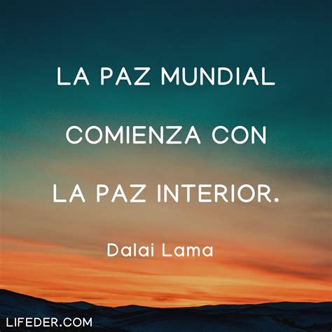 Recopilación de frases de paz Reflexiona con estas hermosas citas