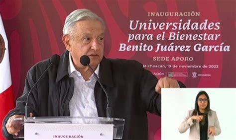 AMLO Inaugura Plantel De La Universidad Para El Bienestar