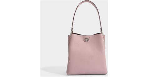 Coach Polished Charlie Bucket Bag Pink Lyst