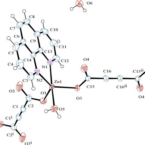 Molecular Structure Of A Fragment Of The Title Compound Showing The Download Scientific Diagram