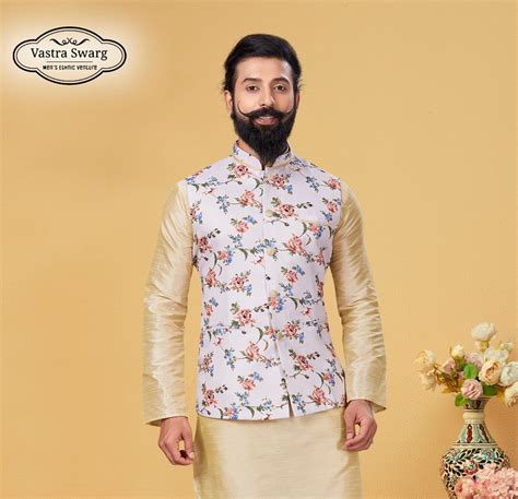 Party Printed White Men Waistcoat At Rs 840 Piece In Kolkata ID