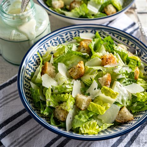 Healthy Caesar Salad Fit Diary