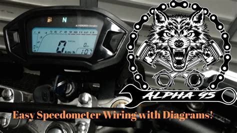 Easy Motorcycle Speedometer Wiring How To Diagrams Youtube