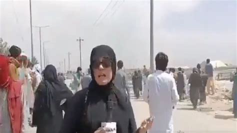 Afghanistan Taliban Firing During Live Reporting Sumaira Khan