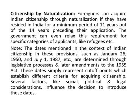 Citizenship Act Of India Pptx