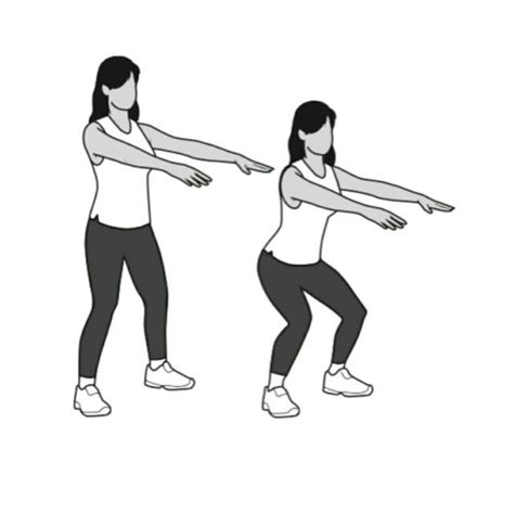 Half Squats By Patricie K Exercise How To Skimble