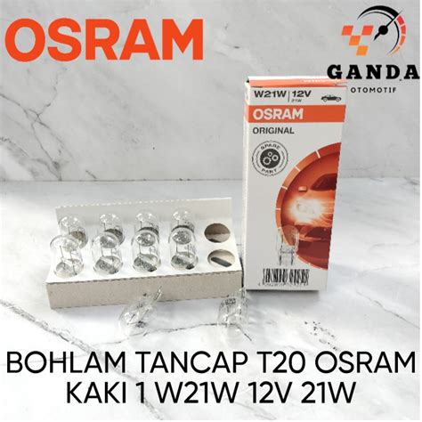 Jual Bohlam Lampu T Tancap Tusuk Osram W W V Kaki Lampu Sein