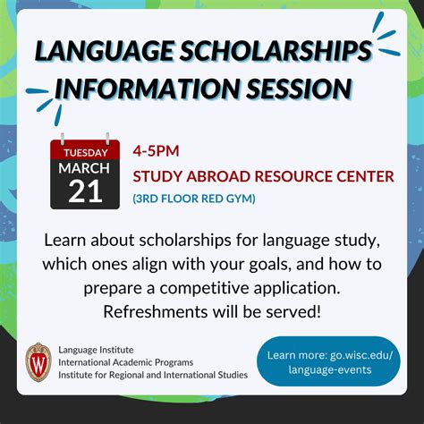 Language Scholarships Information Session – Middle East Studies Program – UW–Madison