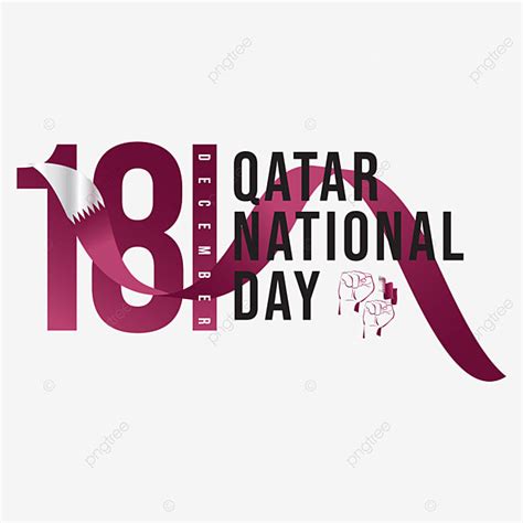 Qatar National Day Vector Hd PNG Images, Qatar National Day Logo Design ...