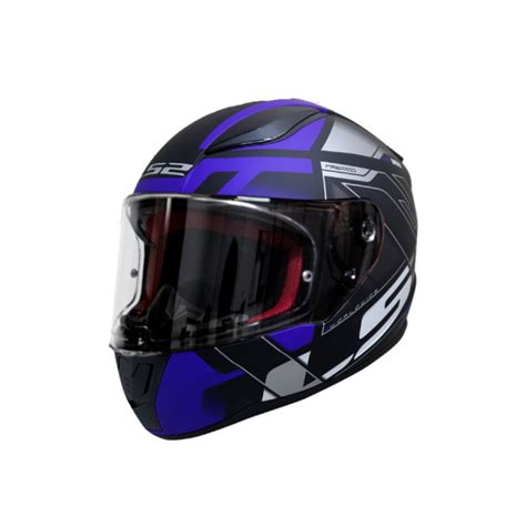 Casco Ls Ff Deviant Negro Mate Azul Lucero Tu Tienda Online