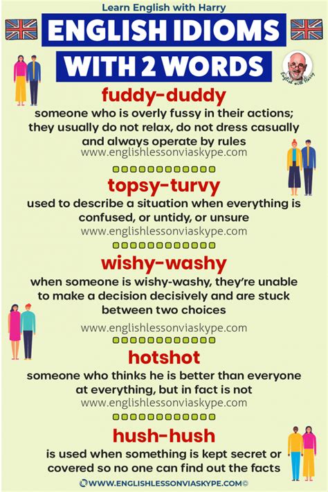 11 Common English Idioms With Two Words English With Harry 👴