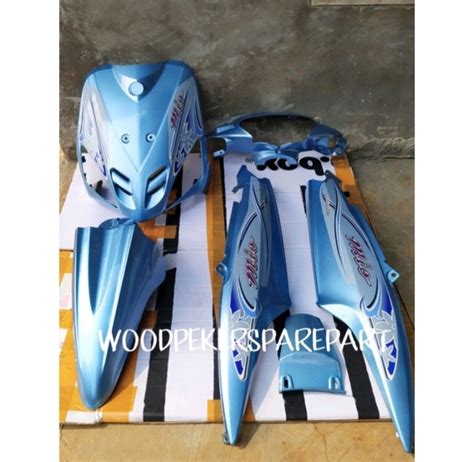 BODY HALUS MIO SPORTY BIRU TELOR ASIN DAN STRIPING Lazada Indonesia