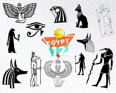 Egypt Svg Ancient Egypt Svg Egypt Clipart Egypt Silhouette Eye Of