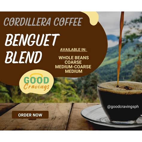 Good Cravings BENGUET BLEND Coffee Beans Ground From Baguio Cordillera