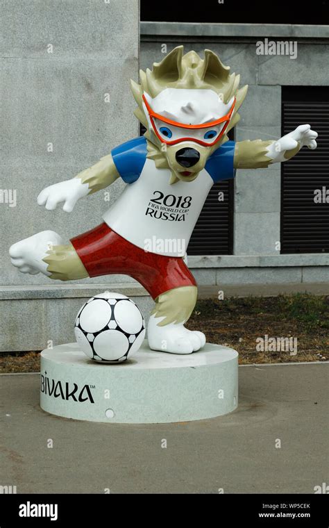 Moscow Russia September The Official Mascot Of The World