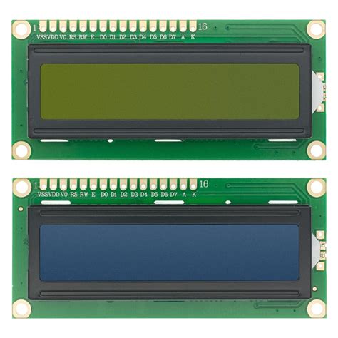 Lcd Con Modulo I C Schermo Verde Blu Giallo Display Lcd A X