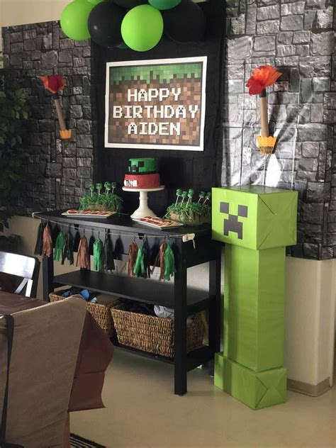 Minecraft Party Decoration Ideas