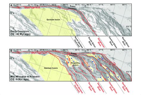 A Paleogeography And Fault Distribution In The Northern Tibetan