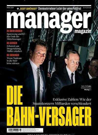 Manager Magazin Als Abo Und Epaper Bei United Kiosk